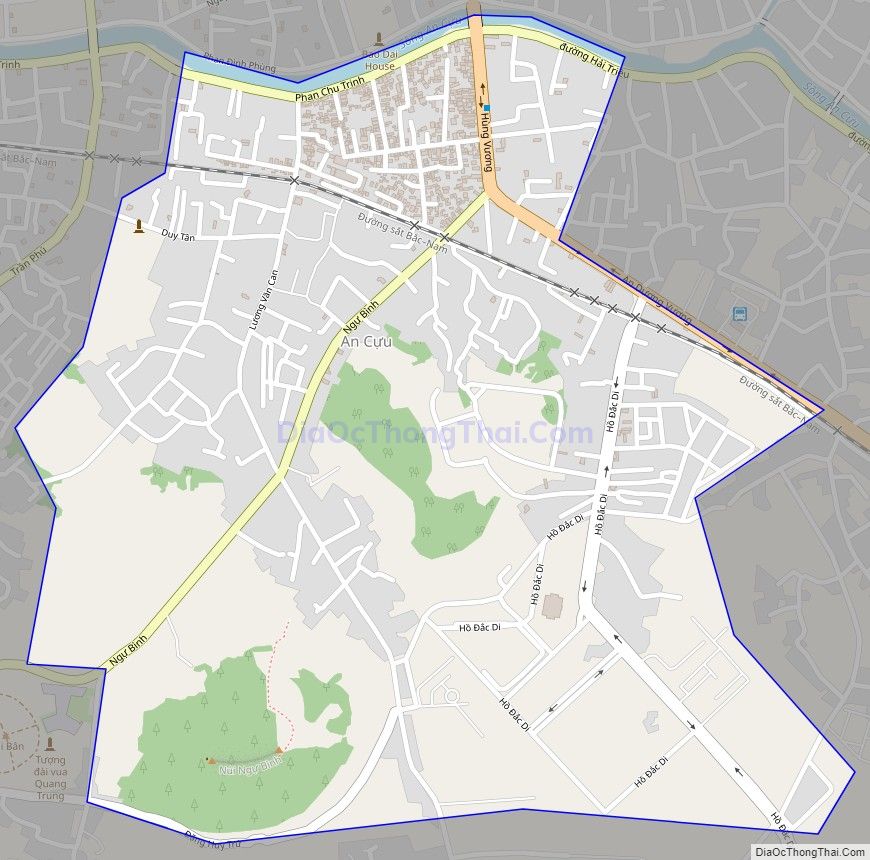 Bản đồ giao thông phường An Cựu, thành phố Huế