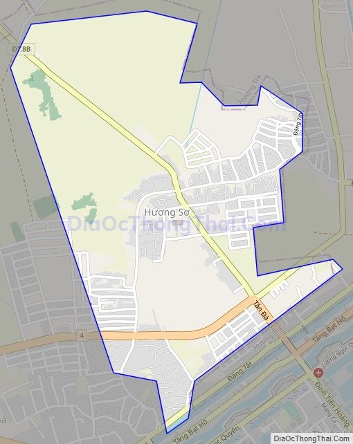 Bản đồ giao thông phường Hương Sơ, thành phố Huế
