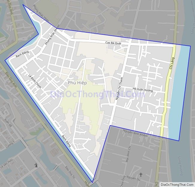 Bản đồ giao thông phường Phú Hiệp, thành phố Huế
