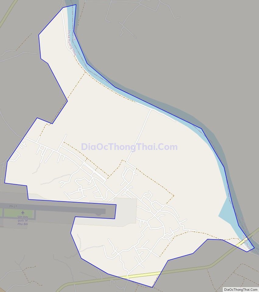 Bản đồ giao thông xã Thủy Tân, thị xã Hương Thủy