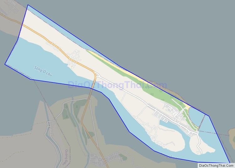 Bản đồ giao thông xã Hải Dương, thị xã Hương Trà