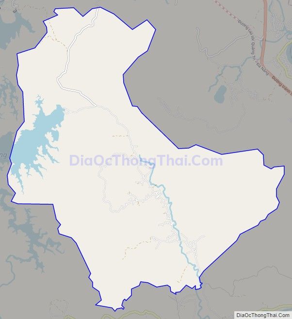Bản đồ giao thông xã Hương Bình, thị xã Hương Trà