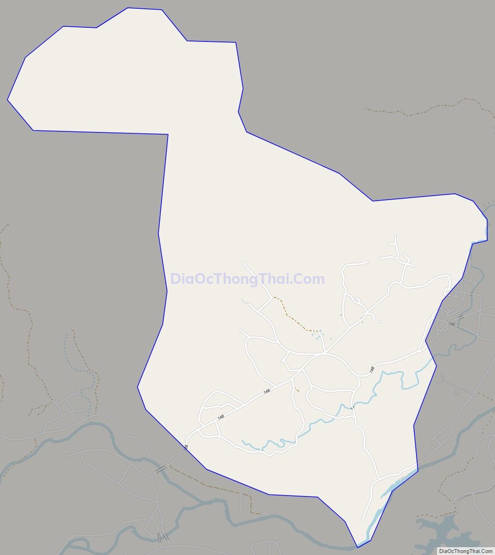 Bản đồ giao thông xã Hương Hữu, huyện Nam Đông
