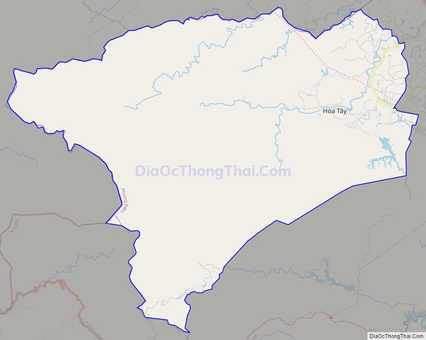 Bản đồ giao thông xã Phong Mỹ, huyện Phong Điền
