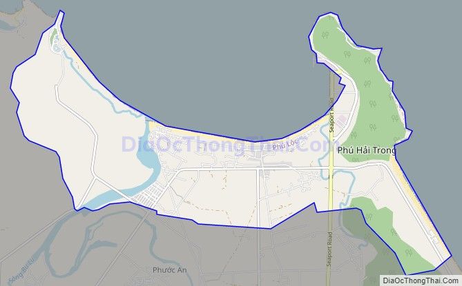 Bản đồ giao thông xã Lộc Vĩnh, huyện Phú Lộc