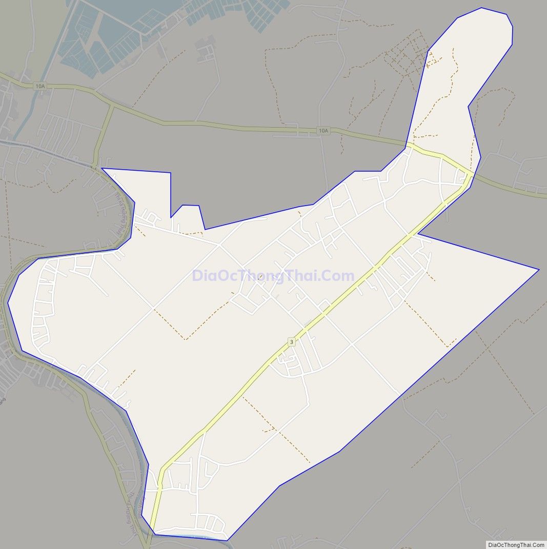 Bản đồ giao thông xã Phú Hồ, huyện Phú Vang