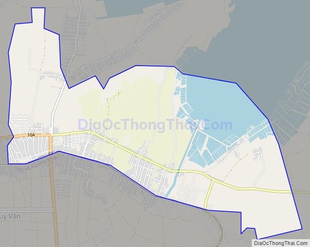 Bản đồ giao thông xã Phú Mỹ, huyện Phú Vang