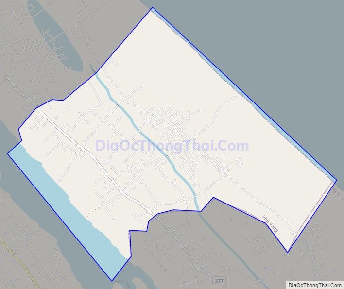 Bản đồ giao thông xã Vinh An, huyện Phú Vang