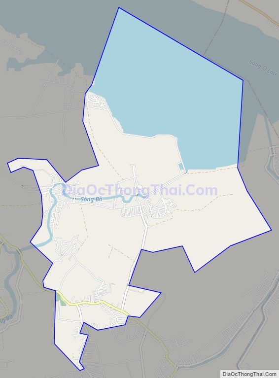 Bản đồ giao thông xã Quảng An, huyện Quảng Điền