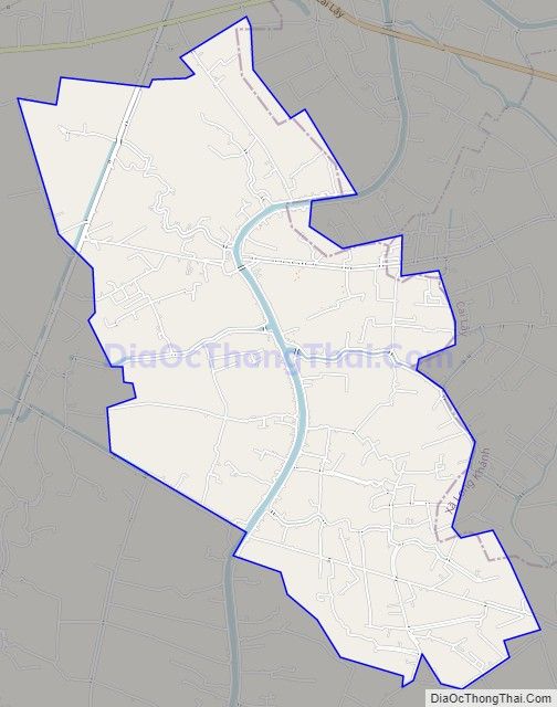 Bản đồ giao thông xã Cẩm Sơn, huyện Cai Lậy