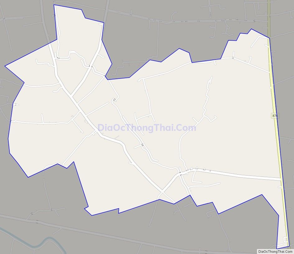 Bản đồ giao thông xã Bình Trưng, huyện Châu Thành