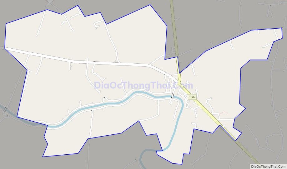 Bản đồ giao thông xã Vĩnh Kim, huyện Châu Thành