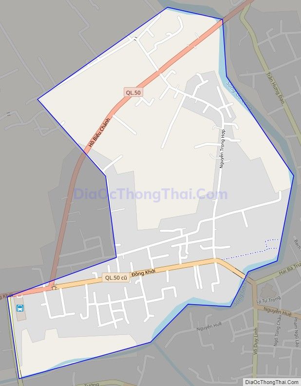 Bản đồ giao thông Phường 4, thị xã Gò Công