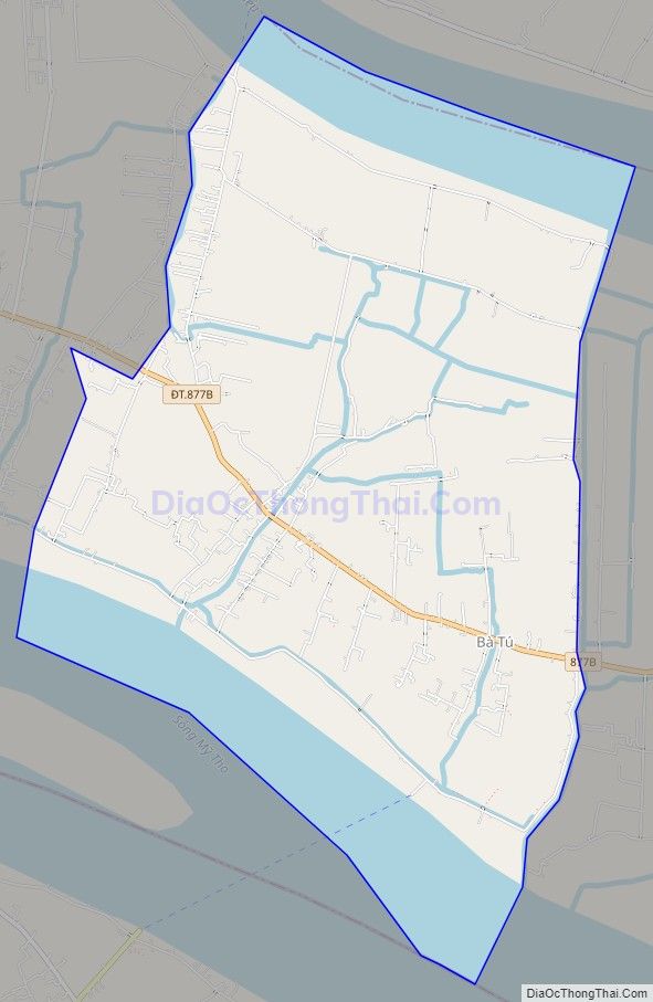 Bản đồ giao thông xã Phú Đông, huyện Tân Phú Đông