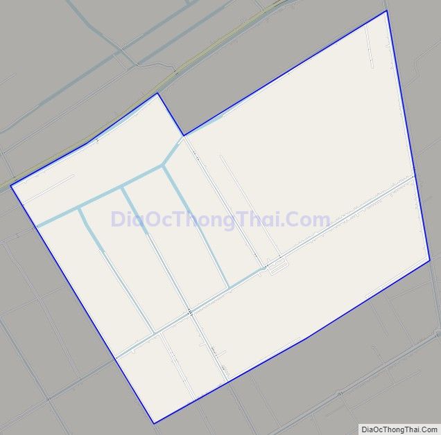 Bản đồ giao thông xã Tân Lập 2, huyện Tân Phước