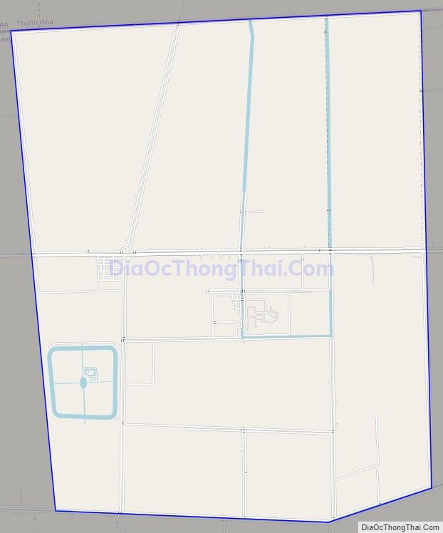 Bản đồ giao thông xã Thạnh Tân, huyện Tân Phước