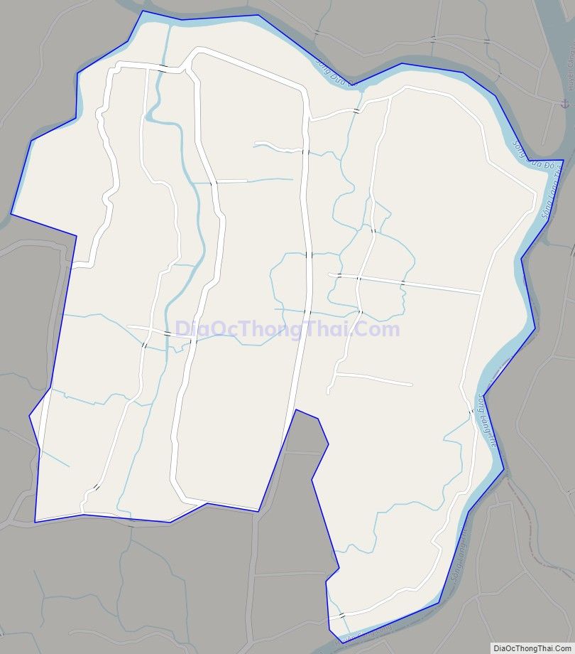 Bản đồ giao thông xã Đại Phúc, huyện Càng Long