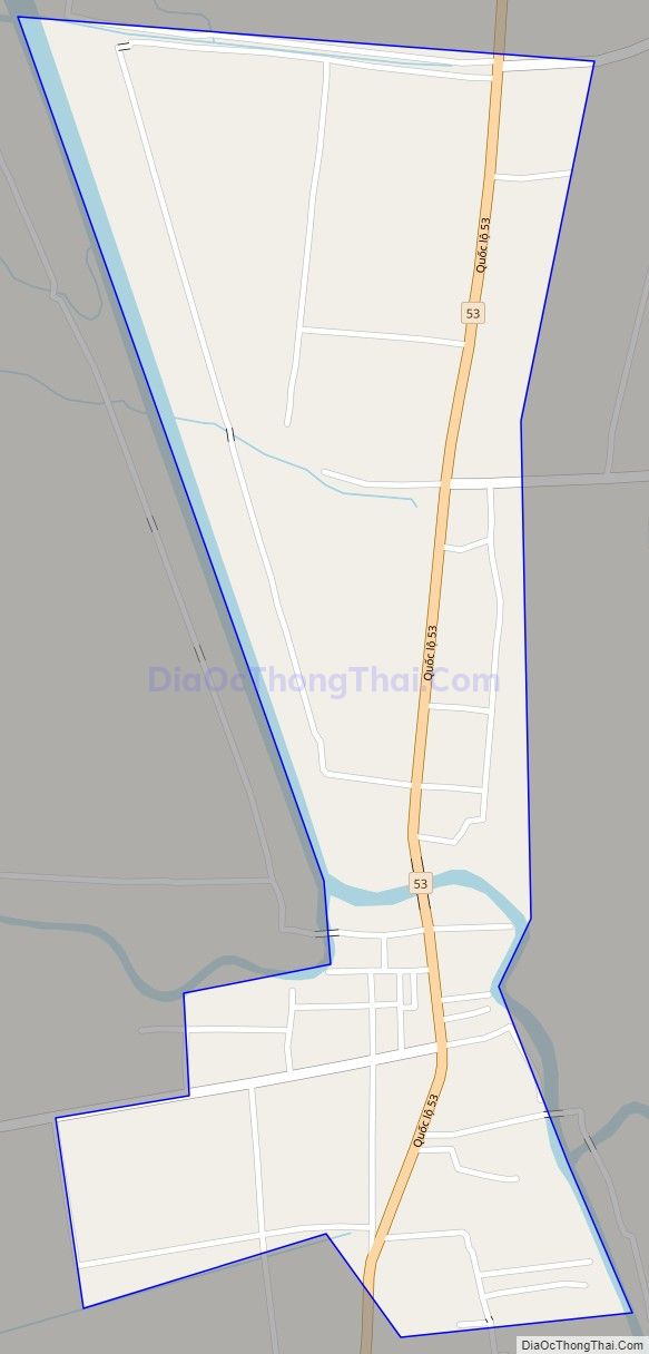 Bản đồ giao thông Thị trấn Cầu Ngang, huyện Cầu Ngang