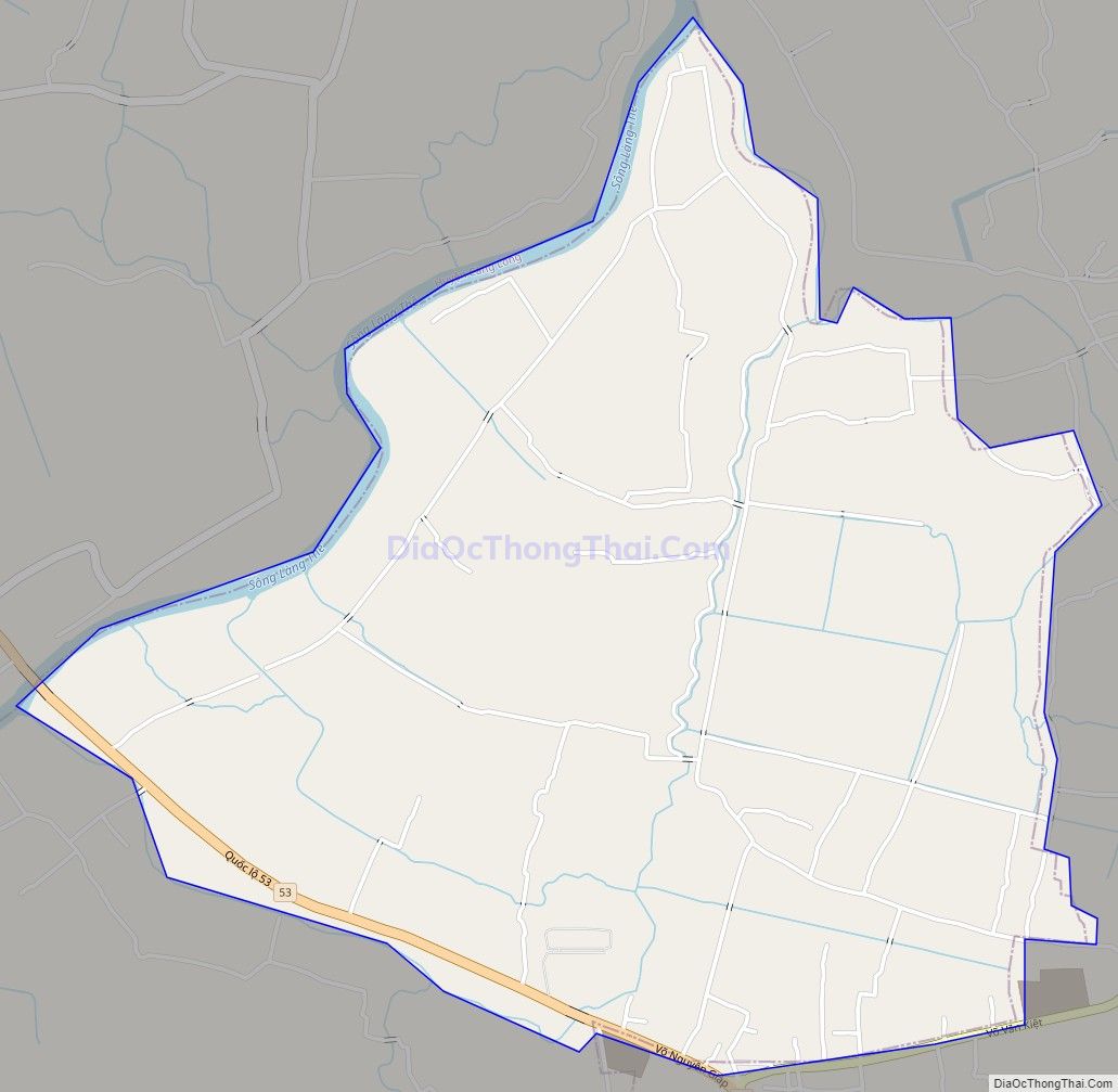 Bản đồ giao thông xã Nguyệt Hóa, huyện Châu Thành
