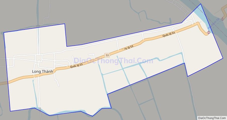 Bản đồ giao thông Thị trấn Long Thành, huyện Duyên Hải