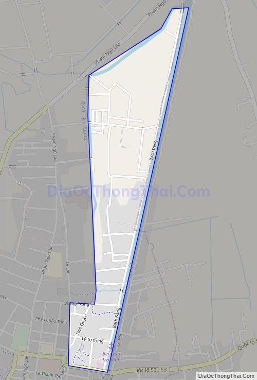 Bản đồ giao thông Phường 4, thành phố Trà Vinh