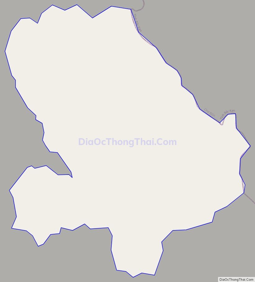 Bản đồ giao thông xã Bình Phú, huyện Chiêm Hóa