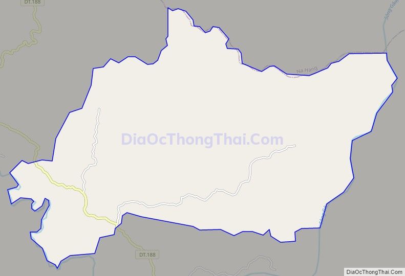 Bản đồ giao thông xã Hùng Mỹ, huyện Chiêm Hóa