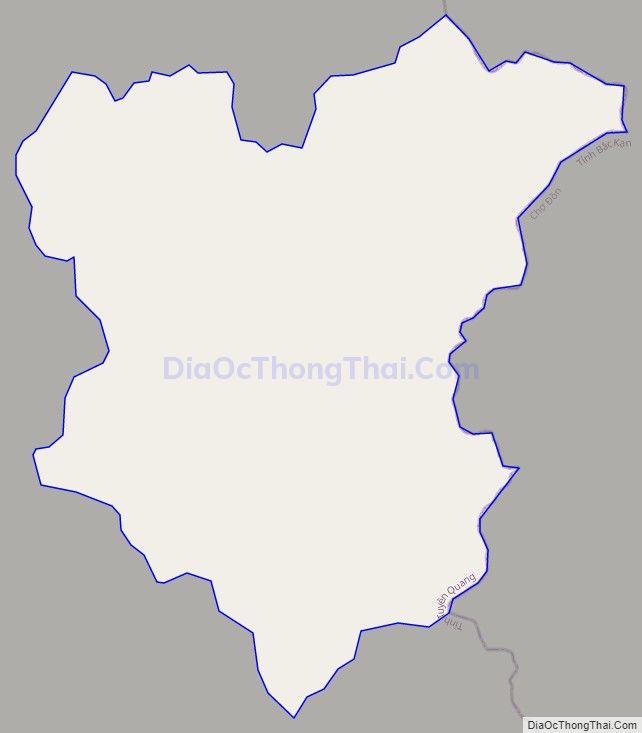 Bản đồ giao thông xã Kiên Đài, huyện Chiêm Hóa