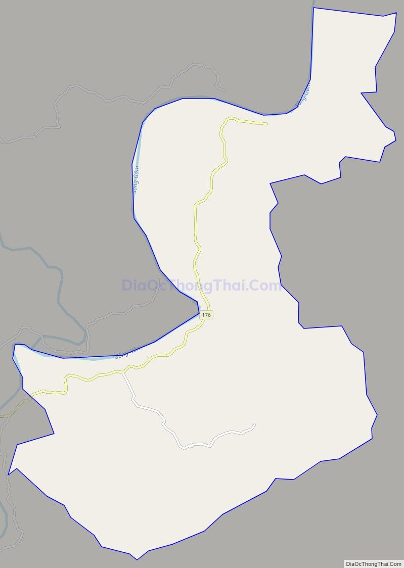 Bản đồ giao thông xã Ngọc Hội, huyện Chiêm Hóa