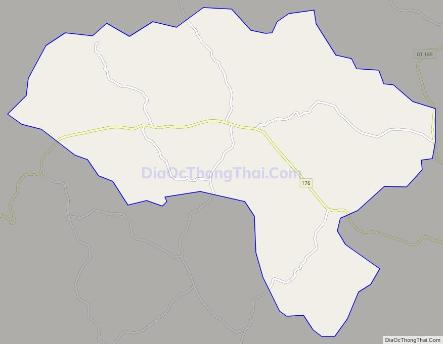 Bản đồ giao thông xã Phúc Thịnh, huyện Chiêm Hóa