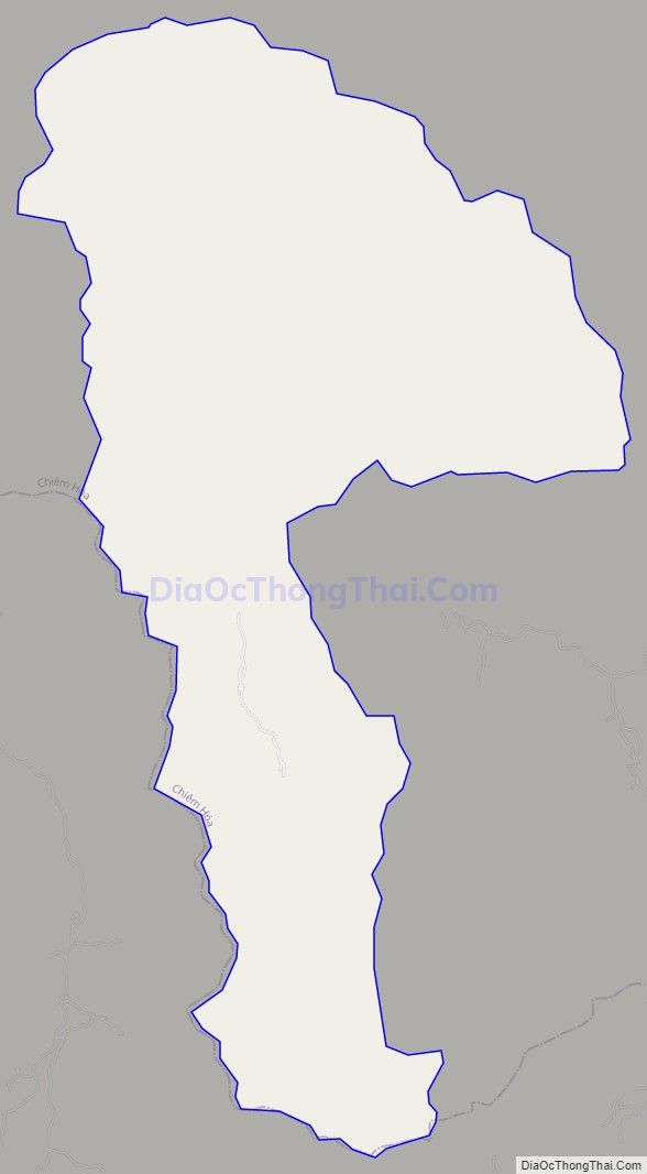 Bản đồ giao thông xã Tri Phú, huyện Chiêm Hóa
