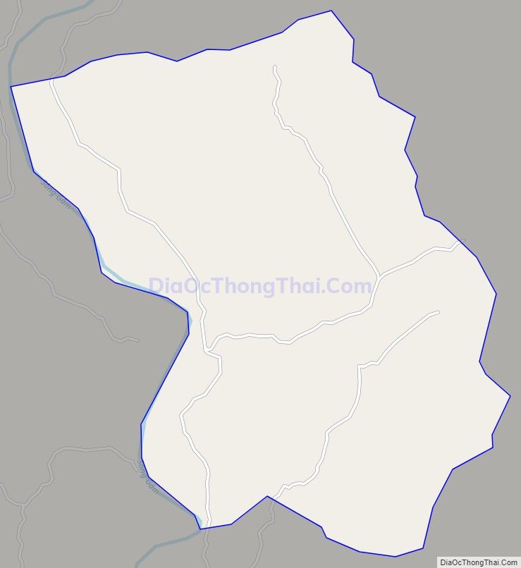 Bản đồ giao thông xã Vinh Quang, huyện Chiêm Hóa