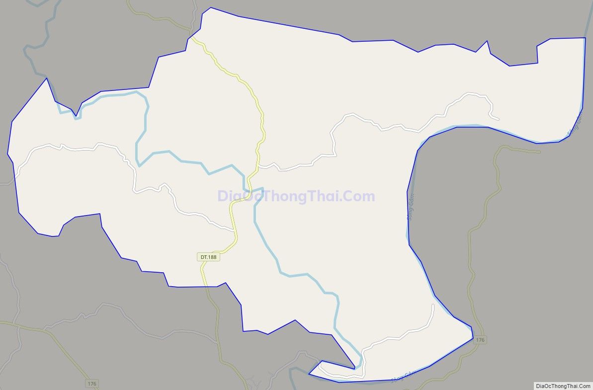 Bản đồ giao thông xã Xuân Quang, huyện Chiêm Hóa