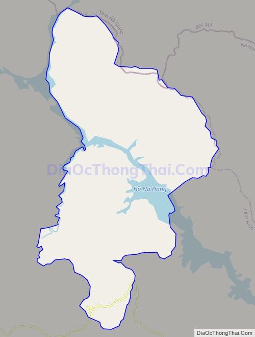 Bản đồ giao thông xã Khuôn Hà, huyện Lâm Bình