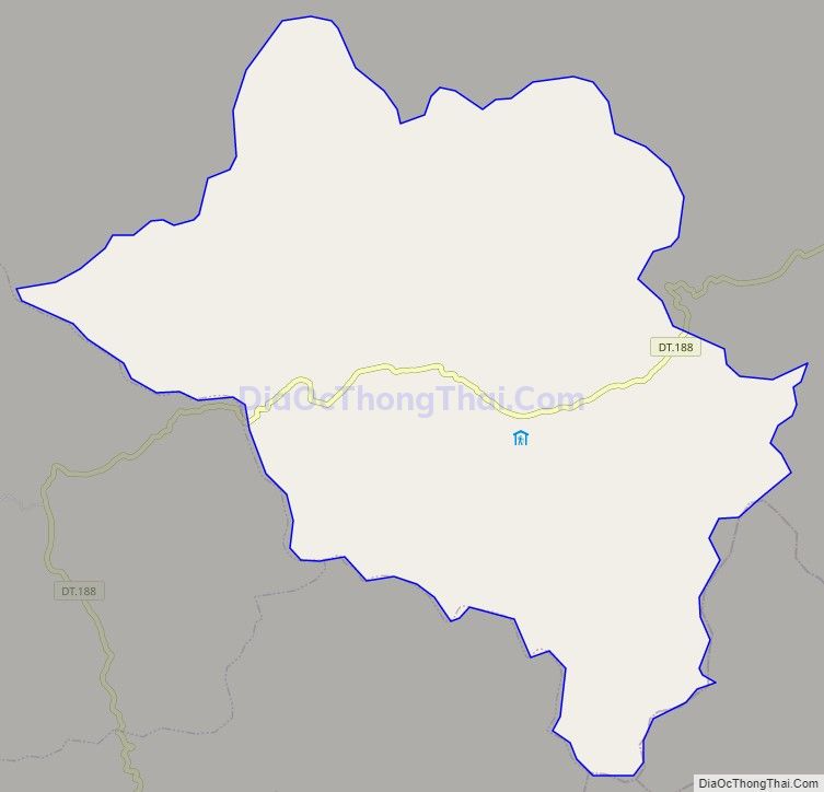 Bản đồ giao thông thị trấn Lăng Can, huyện Lâm Bình