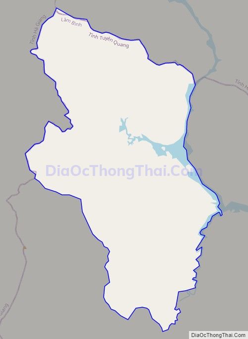 Bản đồ giao thông xã Phúc Yên, huyện Lâm Bình
