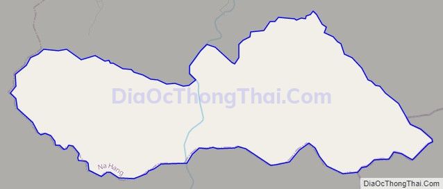 Bản đồ giao thông xã Thanh Tương, huyện Na Hang