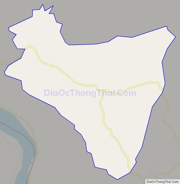 Bản đồ giao thông xã Hào Phú, huyện Sơn Dương