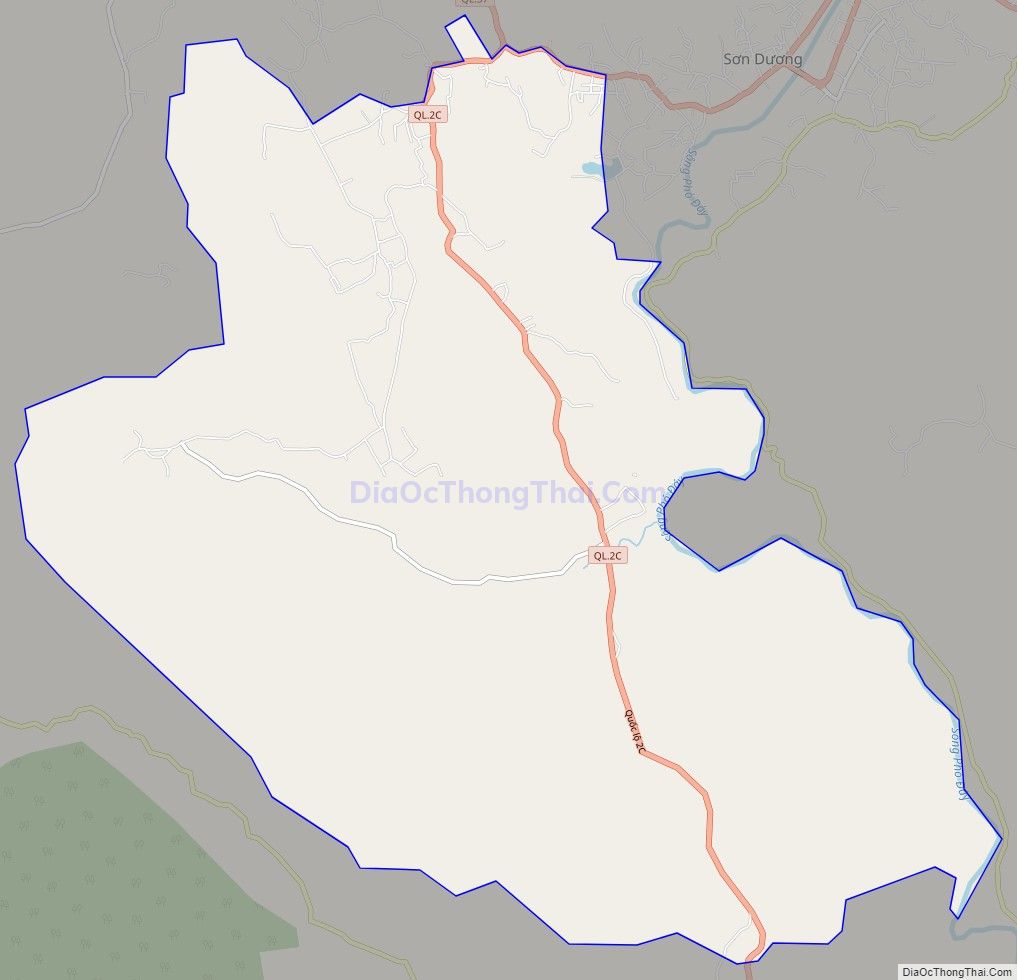 Bản đồ giao thông xã Phúc Ứng, huyện Sơn Dương