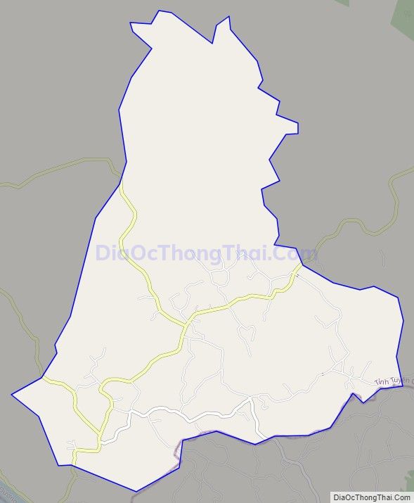 Bản đồ giao thông xã Tam Đa, huyện Sơn Dương