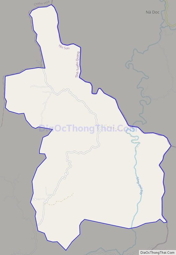 Bản đồ giao thông xã Trung Minh, huyện Yên Sơn