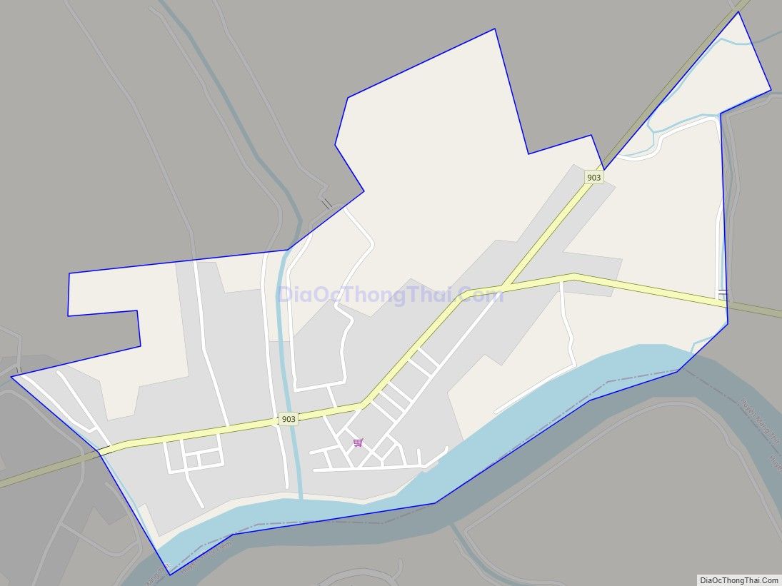 Bản đồ giao thông Thị trấn Cái Nhum, huyện Mang Thít