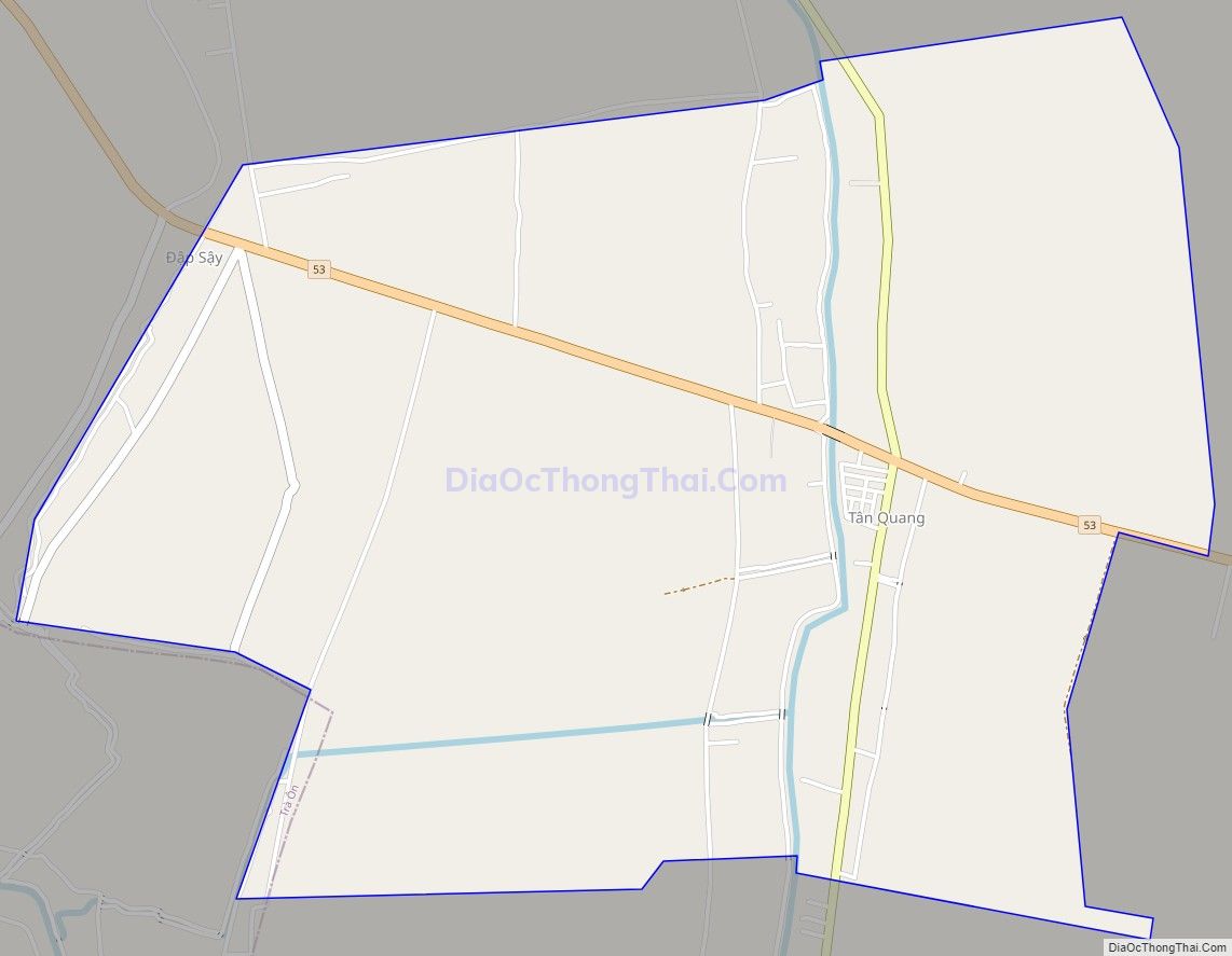 Bản đồ giao thông xã Hiếu Phụng, huyện Vũng Liêm
