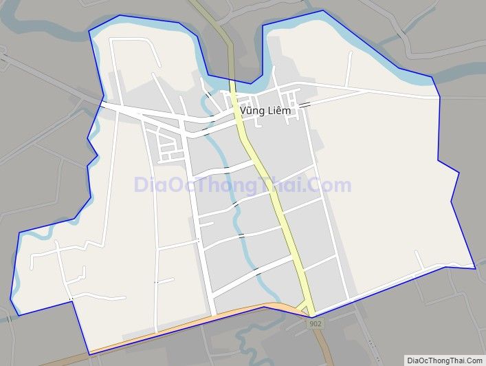 Bản đồ giao thông Thị trấn Vũng Liêm, huyện Vũng Liêm