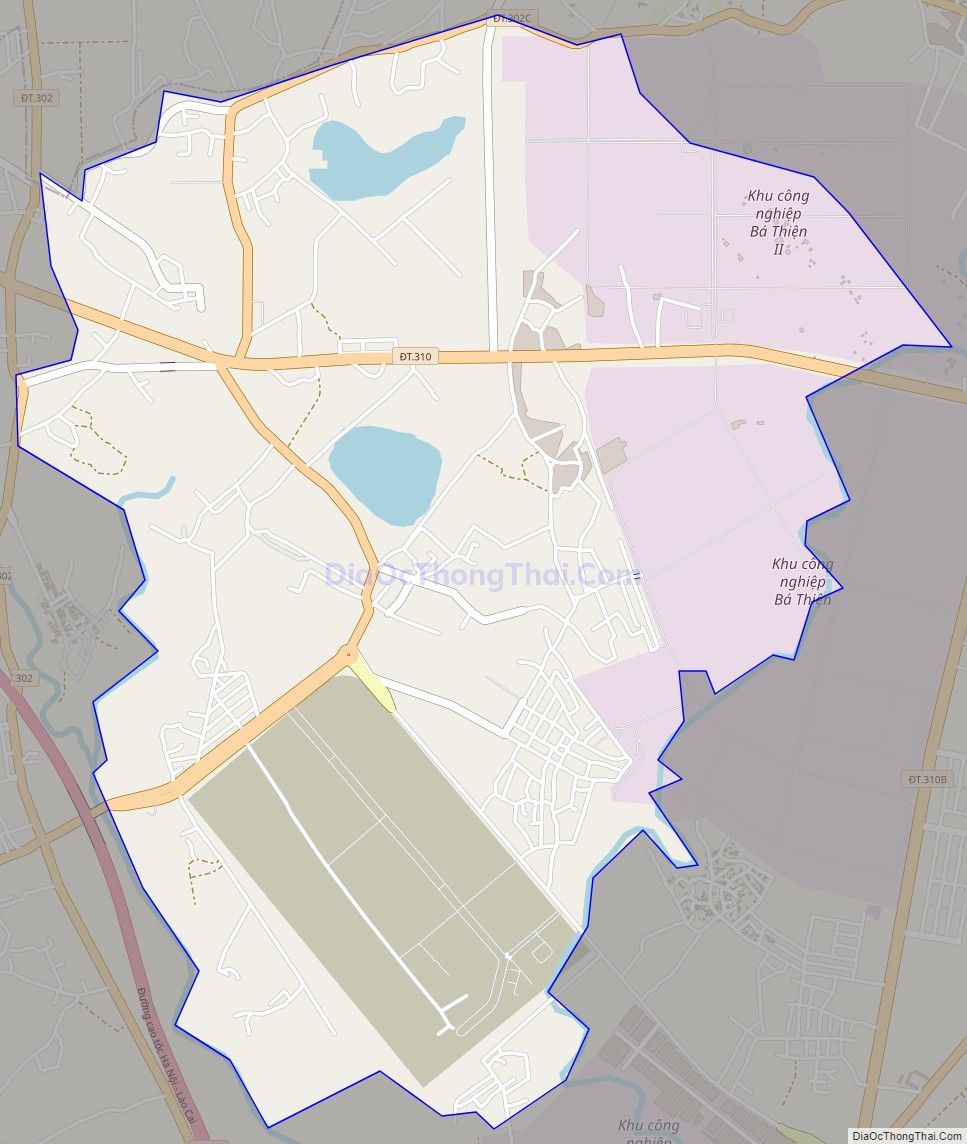 Bản đồ giao thông xã Thiện Kế, huyện Bình Xuyên