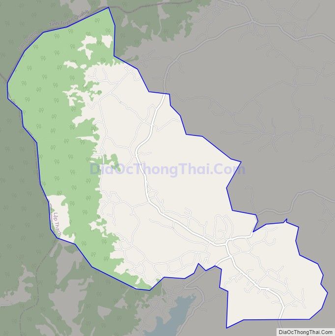 Bản đồ giao thông xã Ngọc Mỹ, huyện Lập Thạch