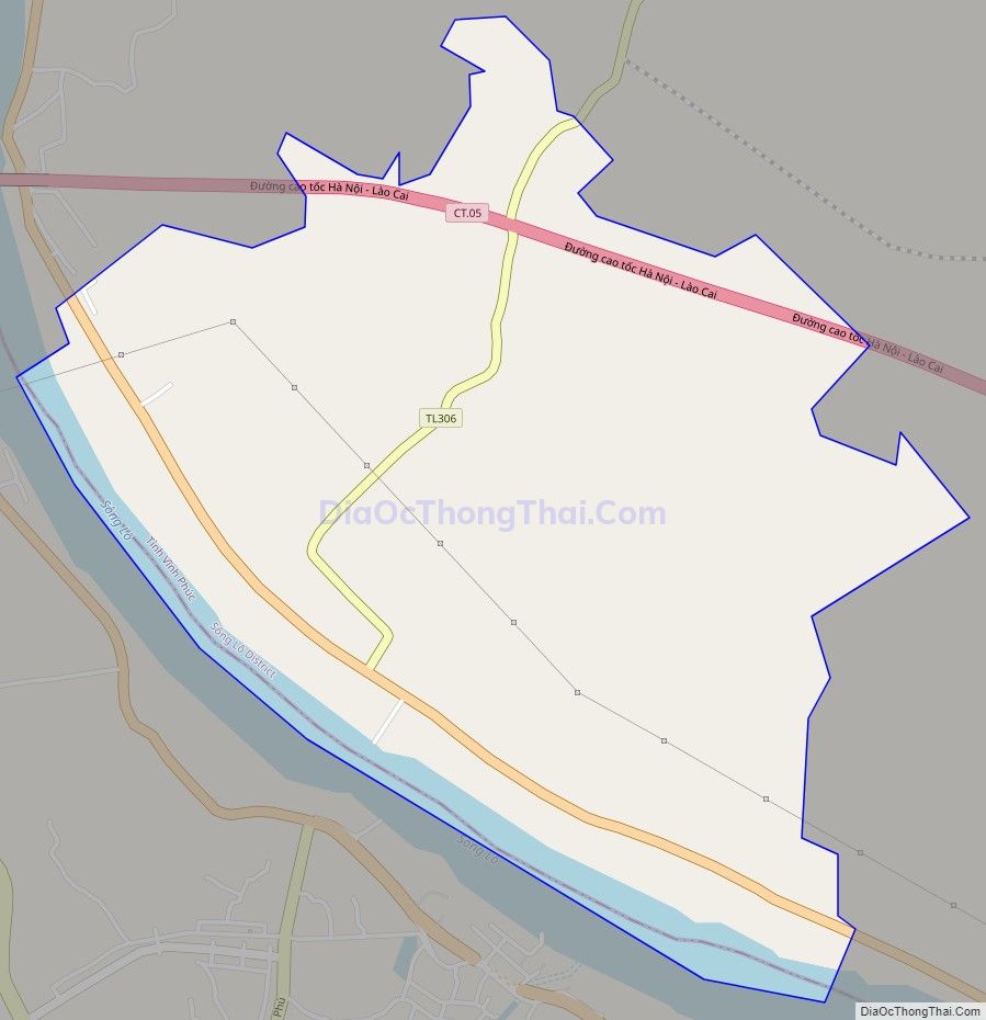 Bản đồ giao thông xã Đức Bác, huyện Sông Lô