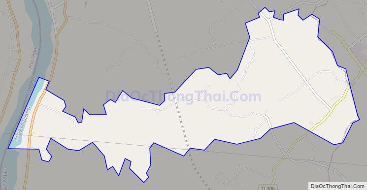 Bản đồ giao thông xã Yên Thạch, huyện Sông Lô