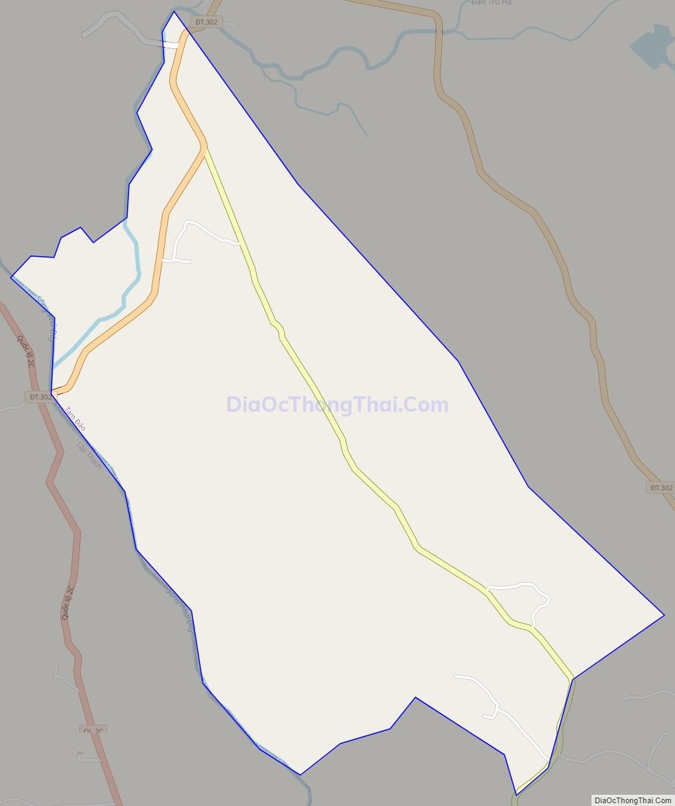 Bản đồ giao thông xã Bồ Lý, huyện Tam Đảo