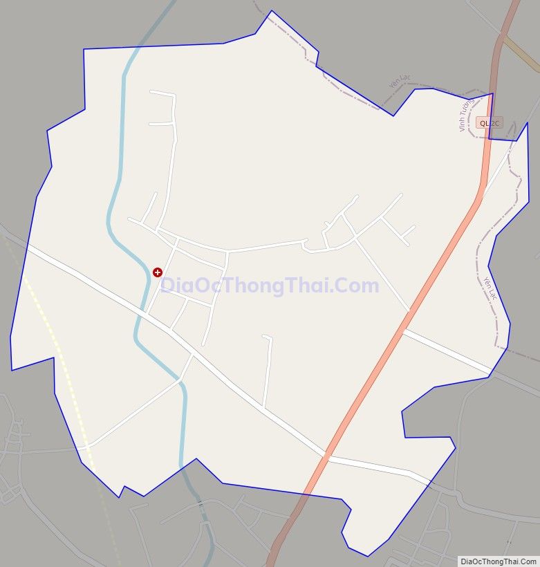 Bản đồ giao thông xã Bình Dương, huyện Vĩnh Tường